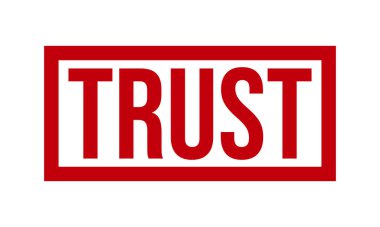 Kauçuk Mühür Vektörüne Güven