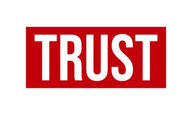 Kauçuk Mühür Vektörüne Güven