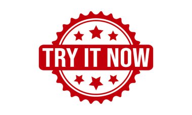 Dene şimdi Lastik Damga Mühür Vektörü