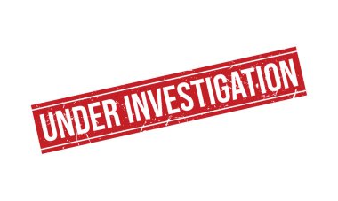 Soruşturma Altında Lastik Damga Mühürleme Vektörü