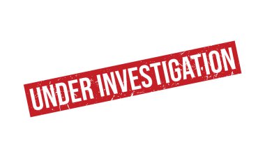 Soruşturma Altında Lastik Damga Mühürleme Vektörü