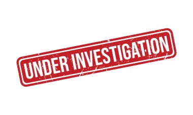 Soruşturma Altında Lastik Damga Mühürleme Vektörü