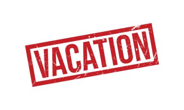 Tatil Kauçuk Mühür Vektörü