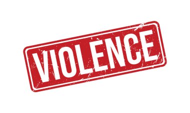 Şiddet Kauçuk Mühür Vektörü