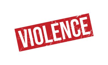 Şiddet Kauçuk Mühür Vektörü