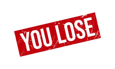 Kauçuk Damga Mühür Vektörünü Kaybettiniz