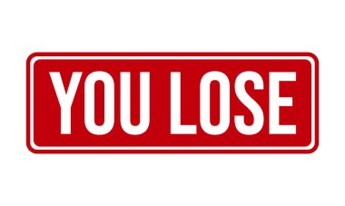 Kauçuk Damga Mühür Vektörünü Kaybettiniz