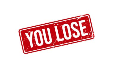 Kauçuk Damga Mühür Vektörünü Kaybettiniz