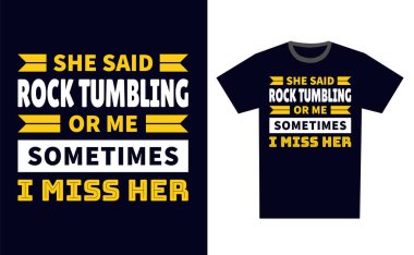 Rock Tişört Tasarım Şablonu Vektörü