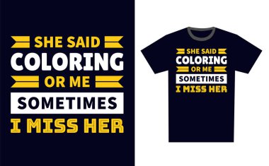 Renkli T-Shirt Tasarım Şablonu Vektörü