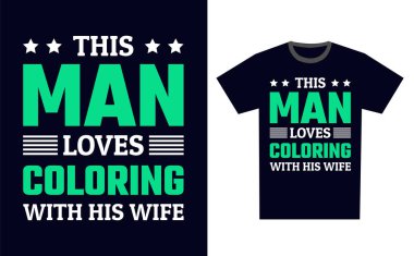 Renkli T-Shirt Tasarım Şablonu Vektörü