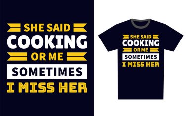 Pişirme Tişört Tasarım Şablonu Vektörü