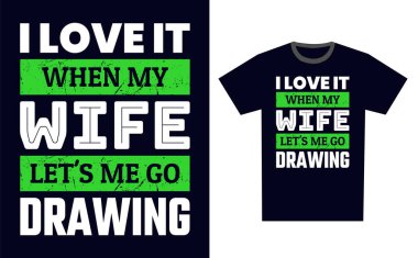 T-Shirt Tasarım Şablonu Vektörü Çiziliyor