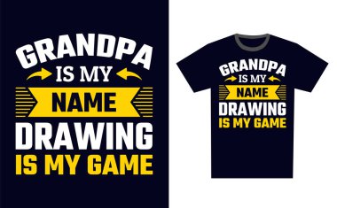 T-Shirt Tasarım Şablonu Vektörü Çiziliyor