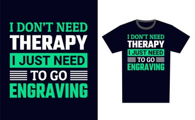 İşlemeli T-Shirt Tasarım Şablon Vektörü