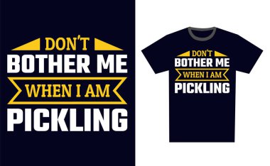 Tişört Tasarım Şablonu Vektörü Turşusu