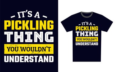 Tişört Tasarım Şablonu Vektörü Turşusu