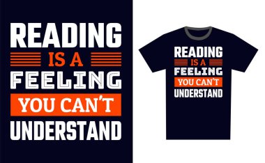 T-Shirt Tasarım Şablonu Vektörü Okunuyor