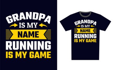 T-Shirt Tasarım Şablonu Vektörü Çalıştırılıyor