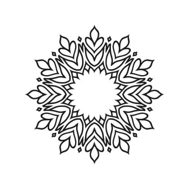 Mandala arkaplan tasarımı vektör çizimi