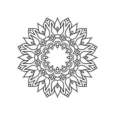 Çiçek mandala vektör tasarımları. Mandala sanat geçmişi
