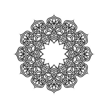 Çiçek mandala vektör tasarımları. Mandala sanat geçmişi