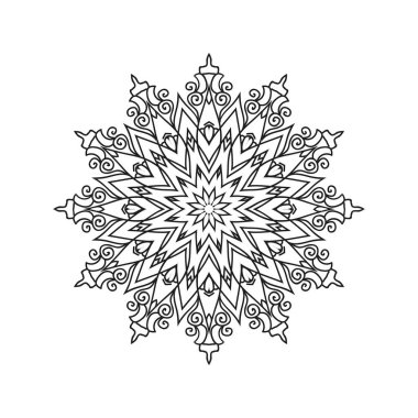 Mandala tasarımları. Yeni mandala sanat arkaplanı