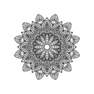 Mandala vektör dizayn arkaplanı