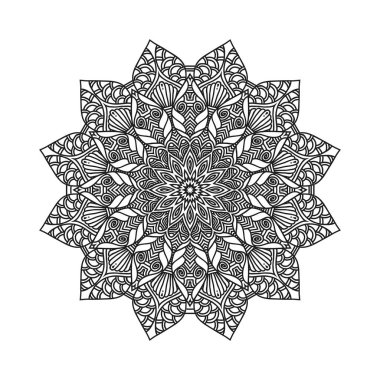 Mandala vektör dizayn arkaplanı