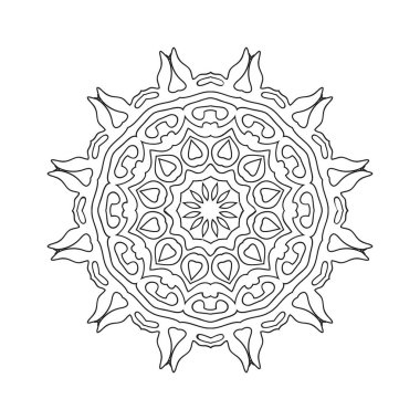 Mandala vektör dizayn arkaplanı