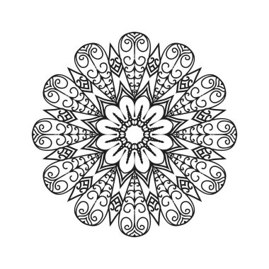 Mandala tasarımları. Yeni mandala sanat arkaplanı