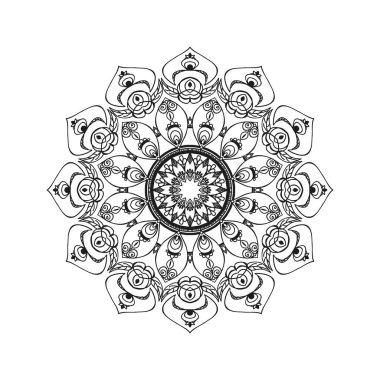 Mandala tasarımları. Yeni mandala sanat arkaplanı