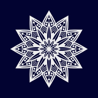 Mandala arkaplan tasarımı vektör çizimi