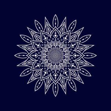 Mandala arkaplan tasarımı vektör çizimi