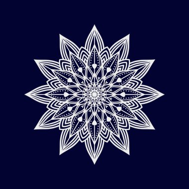 Mandala arkaplan tasarımı vektör çizimi