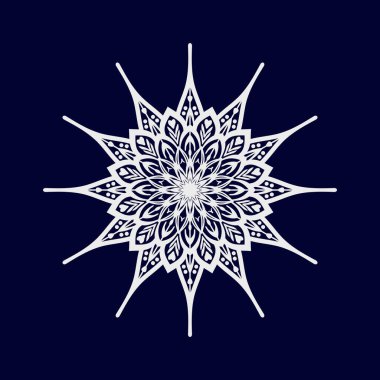 Mandala arkaplan tasarımı vektör çizimi