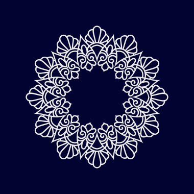 Çiçek mandala vektör tasarımları. Mandala sanat geçmişi