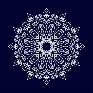 Mandala arkaplan tasarımı vektör çizimi