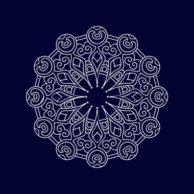 Çiçek mandala vektör tasarımları. Mandala sanat geçmişi