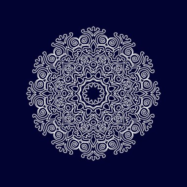 Mandala arkaplan tasarımı vektör çizimi