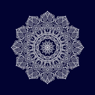 Mandala arkaplan tasarımı vektör çizimi