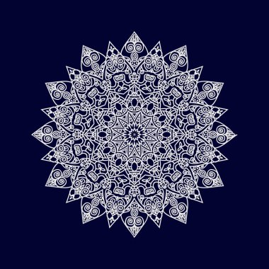 Mandala arkaplan tasarımı vektör çizimi