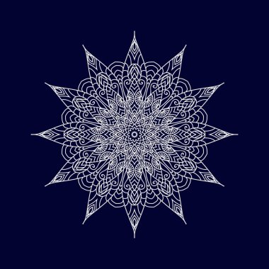 Çiçek mandala vektör tasarımları. Mandala sanat geçmişi