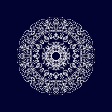 Çiçek mandala vektör tasarımları. Mandala sanat geçmişi