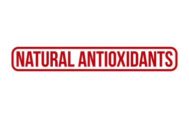 Natural Antioxidants Rubber Stamp Seal Vector clipart