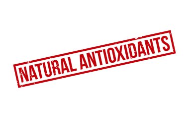 Natural Antioxidants Rubber Stamp Seal Vector