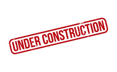 Red Under Construction Rubber Stamp Seal Vector