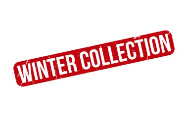 Winter Collection rubber grunge stamp seal vector