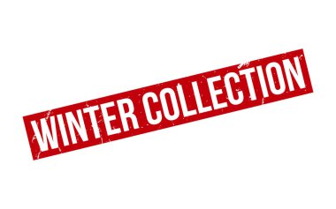 Winter Collection Rubber Stamp Seal Vector
