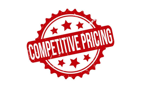 Competitive Pricing Rubber Grunge Stamp Seal Vector — Stockový vektor